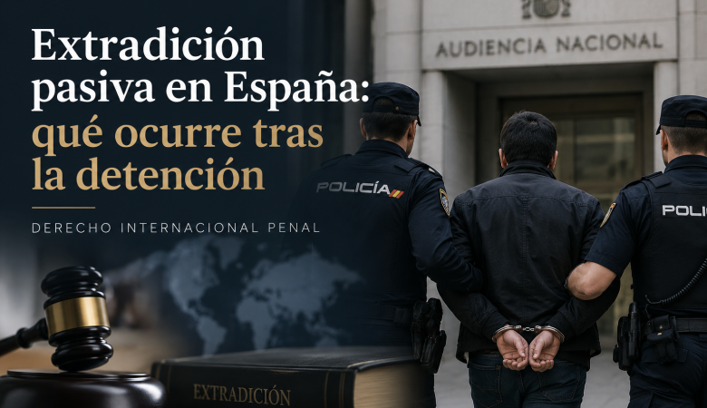 Extradición pasiva en España: qué ocurre tras la detención