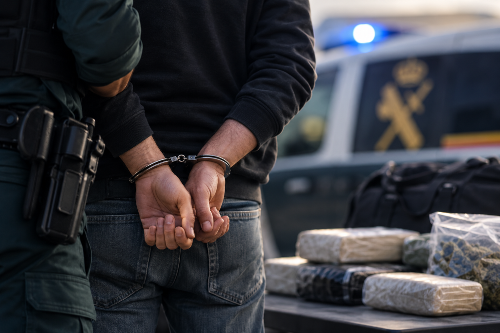 Detenido en una operación antidroga: qué ocurre ahora