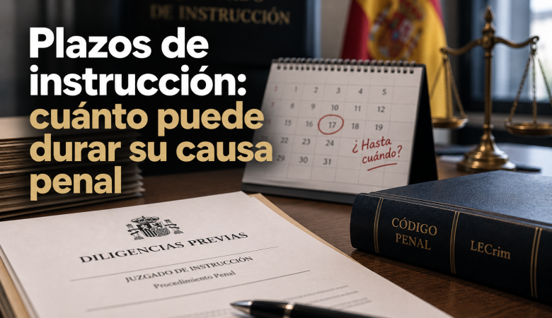 Plazos de instrucción: cuánto puede durar su causa penal