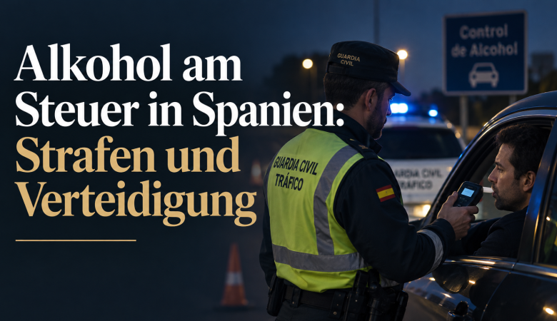 Alkohol am Steuer in Spanien: Strafen und Verteidigung