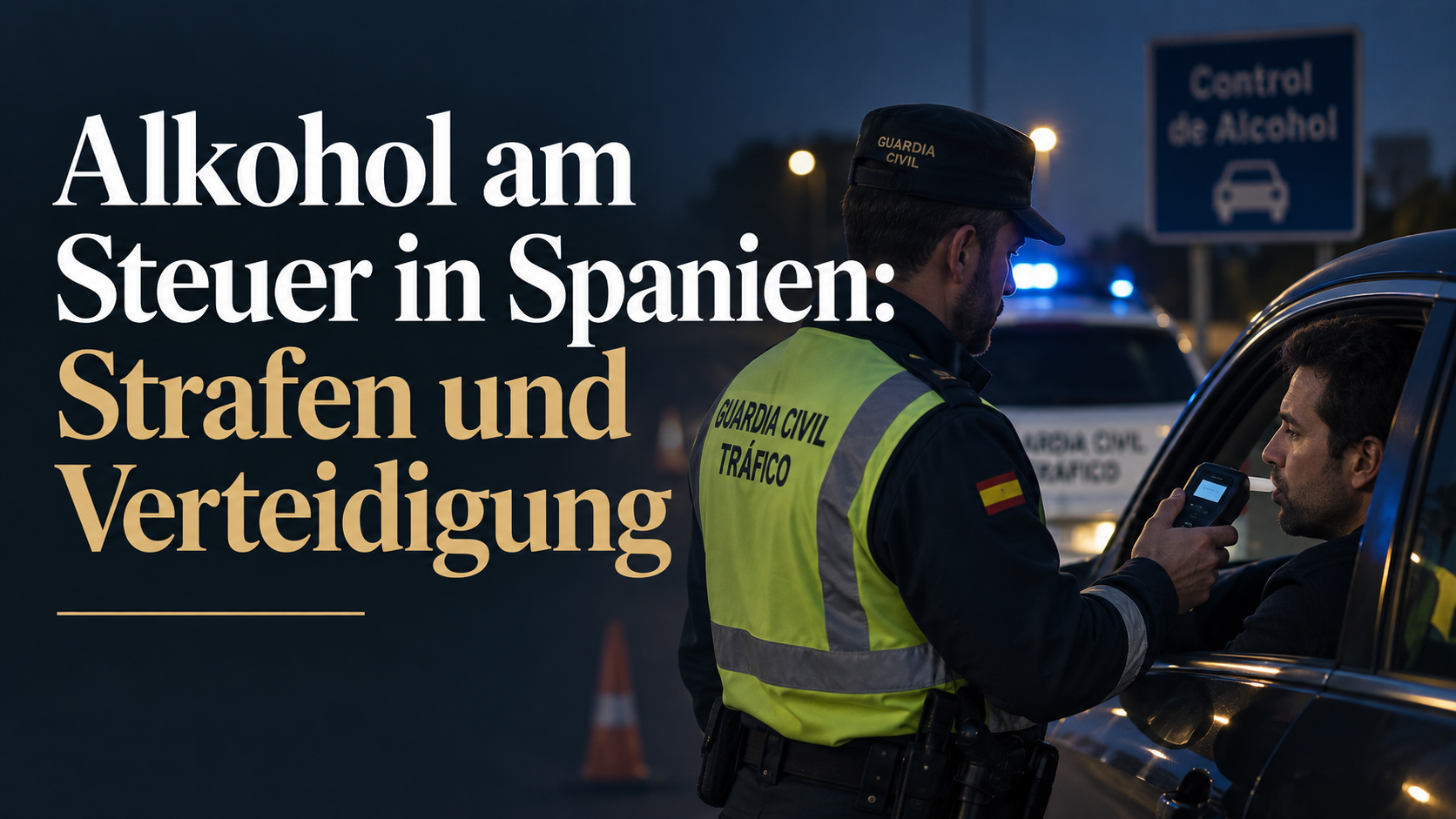 Alkohol am Steuer in Spanien