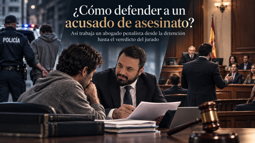 ¿Cómo defender a un acusado de asesinato? Así trabaja un abogado penalista